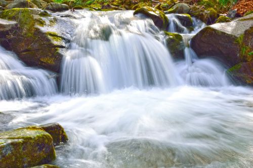 waterfall water stream