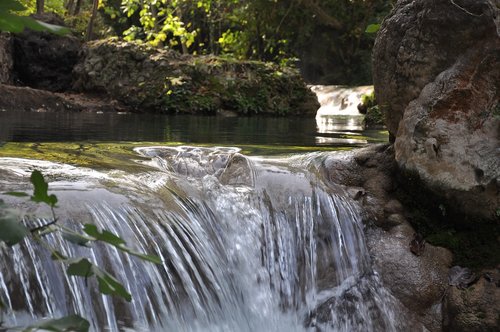 waterfall  body of water  river