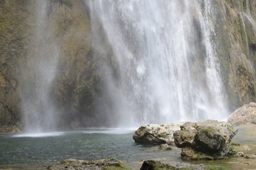 waterfall  nature  mountain