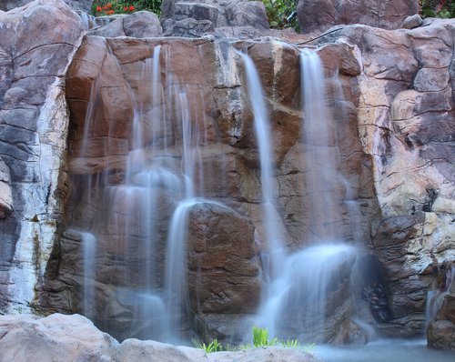 waterfall  nature  water