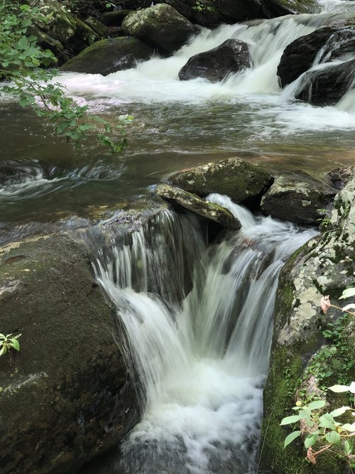 waterfall  water  nature