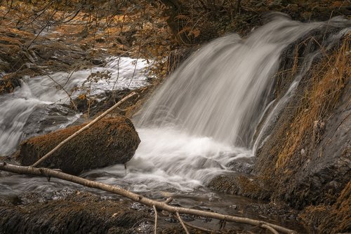 waterfall  stream  flowing