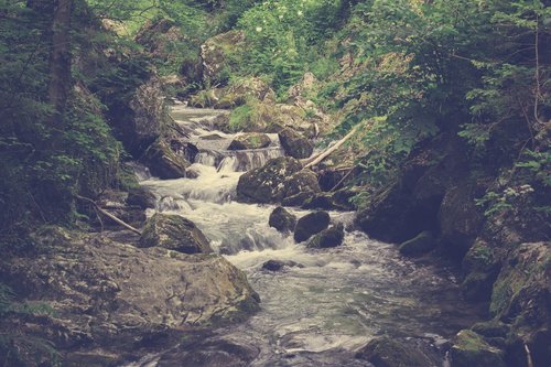 waterfall  landscape  river