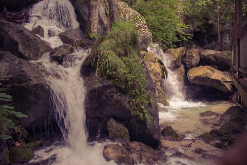 waterfall  landscape  river