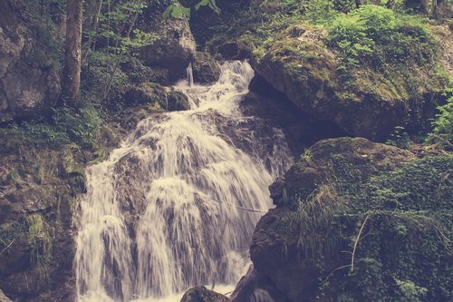 waterfall  landscape  river