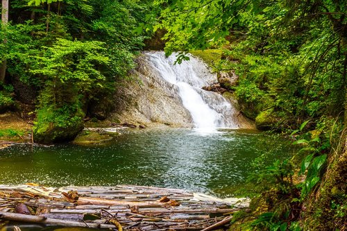 waterfall  river  eistobel