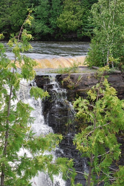 waterfall  nature  landscape