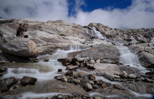 waterfall  water  river