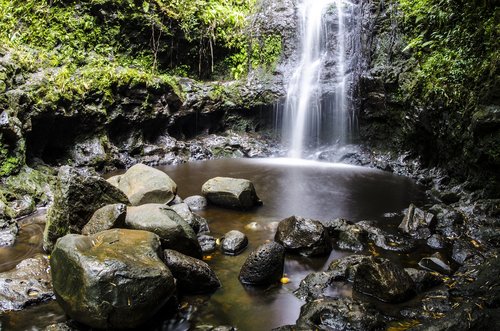 waterfall  nature  hike