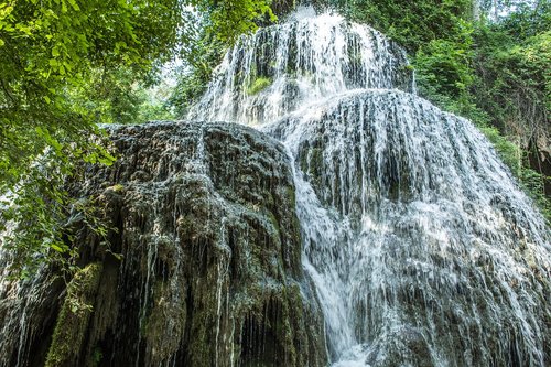 waterfall  water  landscape