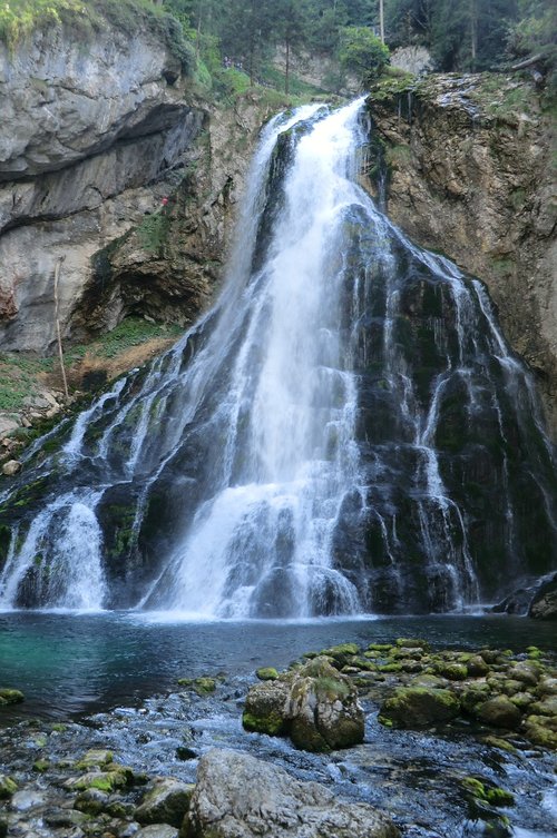 waterfall  golling  austria