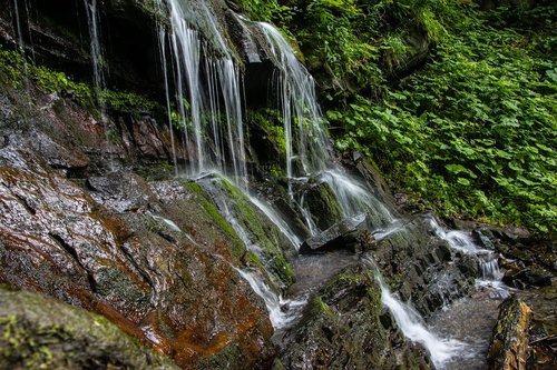 waterfall  beskydy  czech republic