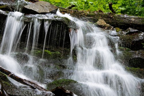 waterfall  beskydy  czech republic