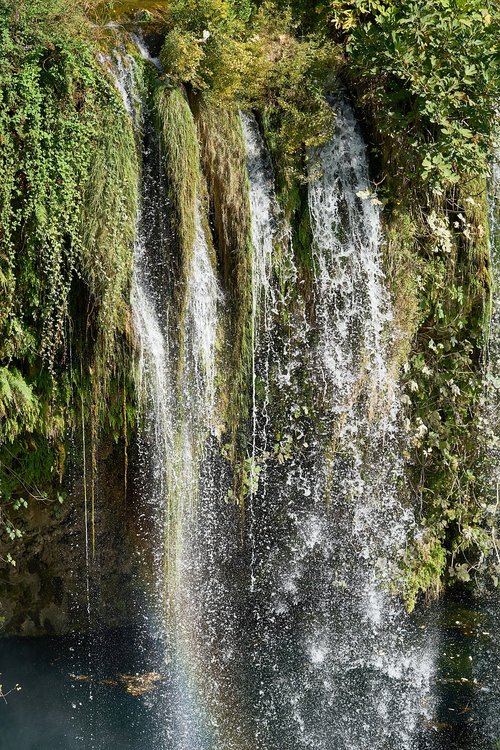 waterfall  drains  fall