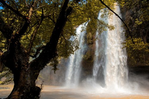 waterfall  river  water