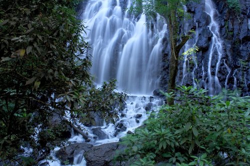 waterfall  water  long exposure