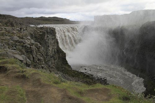 waterfall  iceland  landscape