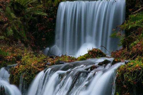 waterfall  fall  water
