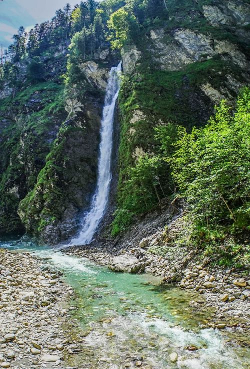 waterfall liechtensteinklamm gorge