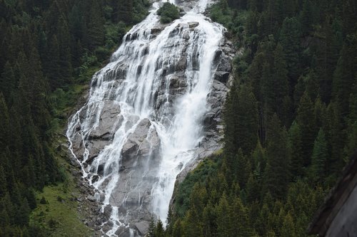 waterfall  mountain  stream