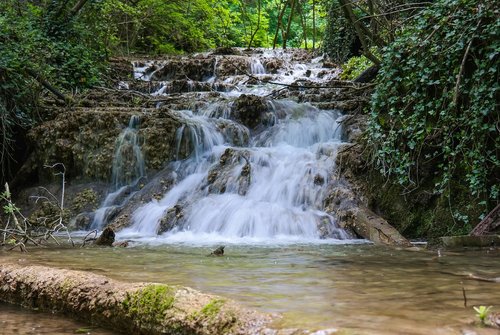 waterfall  bach  water