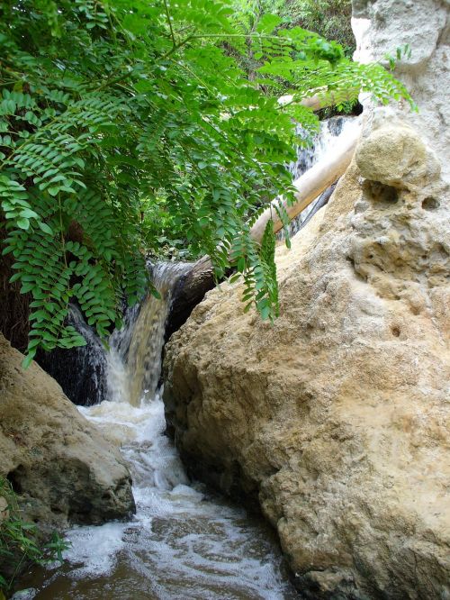 waterfall nature landscape