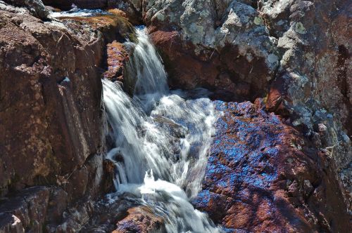 waterfall nature landscape