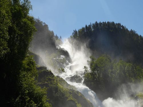 waterfall river water