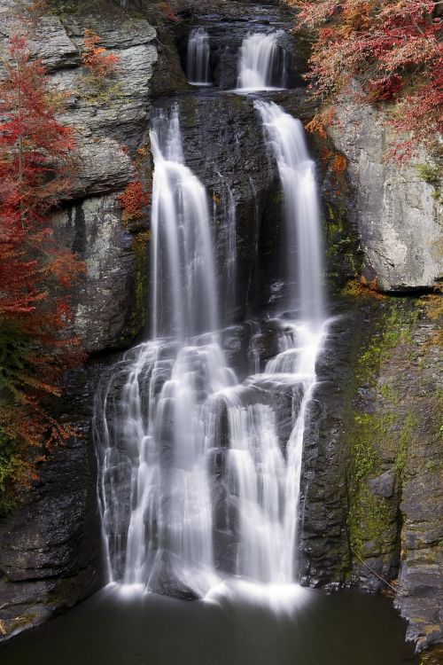 waterfall water white