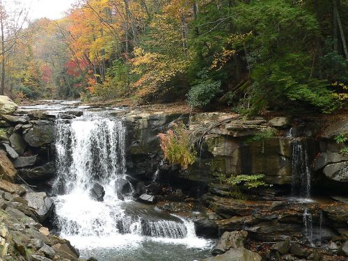 waterfall laurel creek appalachia