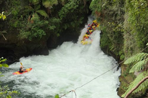 waterfall white water flowing