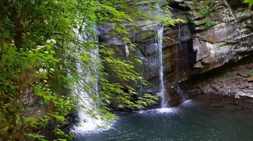 waterfall cascade nature