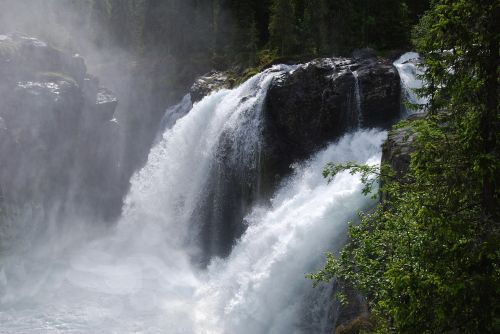 waterfall water landscape