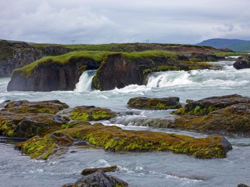 waterfall iceland gradually