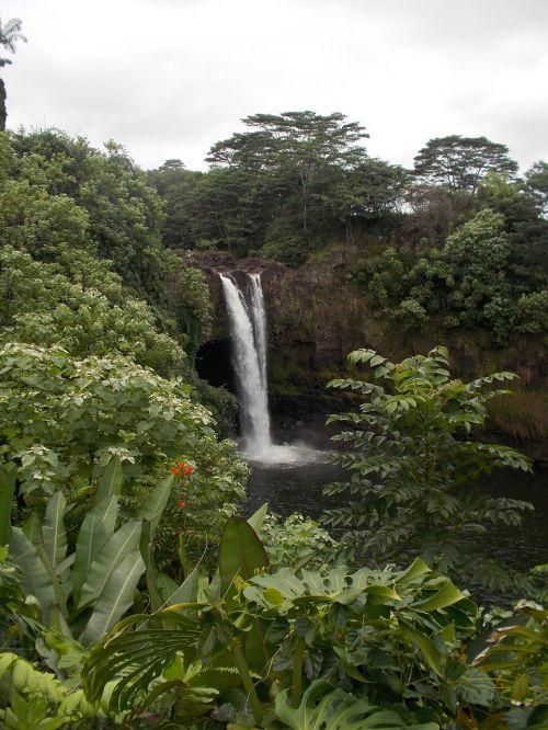 waterfall big island hawaii