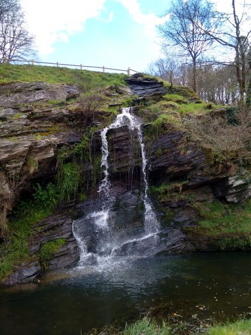 waterfall river water