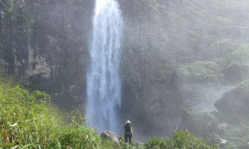 waterfall adventure nature