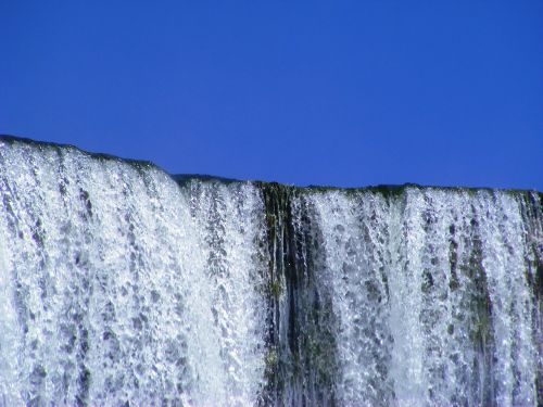 waterfall water sky