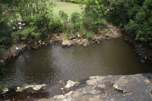 waterfall water lake