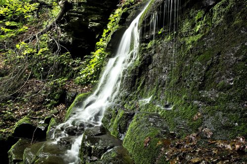 waterfall cascade stream