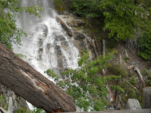 waterfall outdoors water