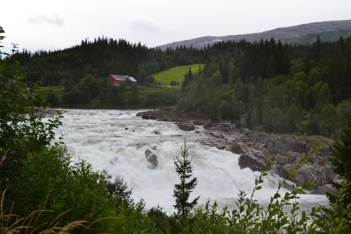 waterfall norway vefsna