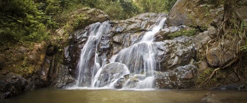 waterfall nature peaceful