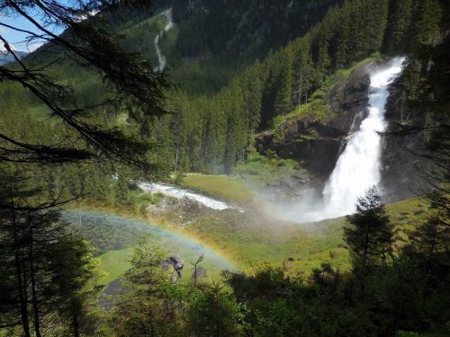 waterfall austria nature
