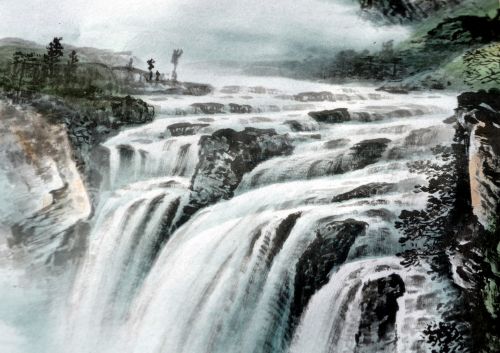 Waterfall Illustration