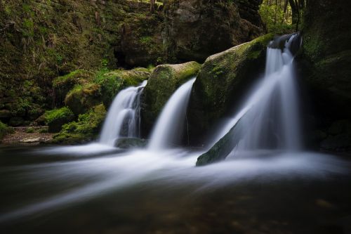 waterfalls stream water