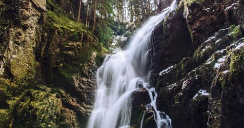waterfalls stream water