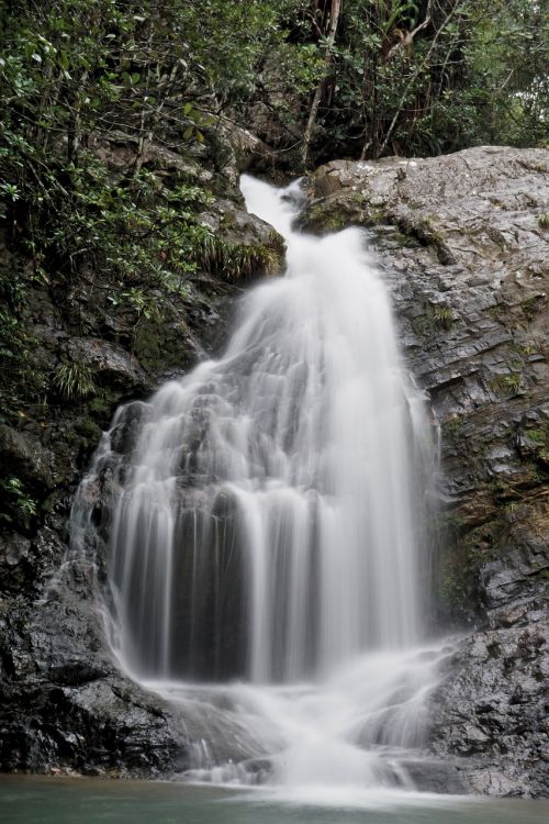 waterfalls flow water