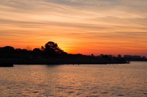 waterfront buenos aires golden hour