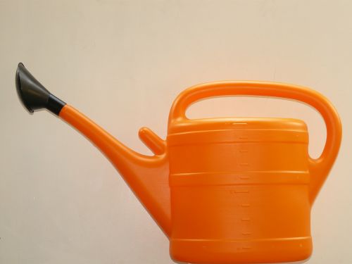 watering can casting orange